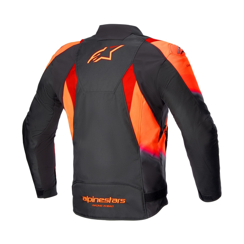 Alpinestars T-SP 1 2 Impermeabile Nero-Rosso fluo Giacca da moto