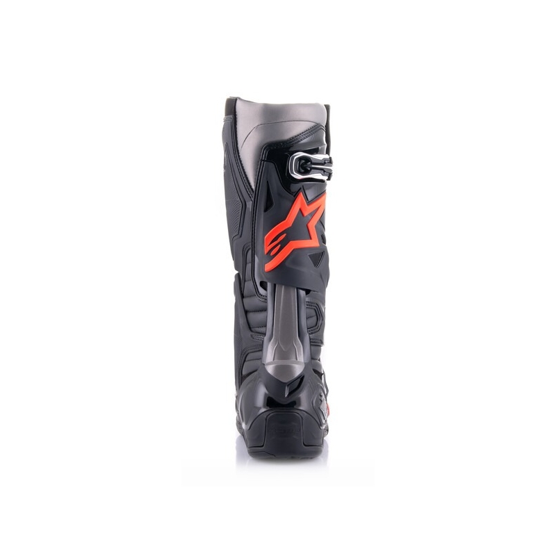 Stivali da moto Alpinestars Tech 10 nero-rosso-fluo-grigio