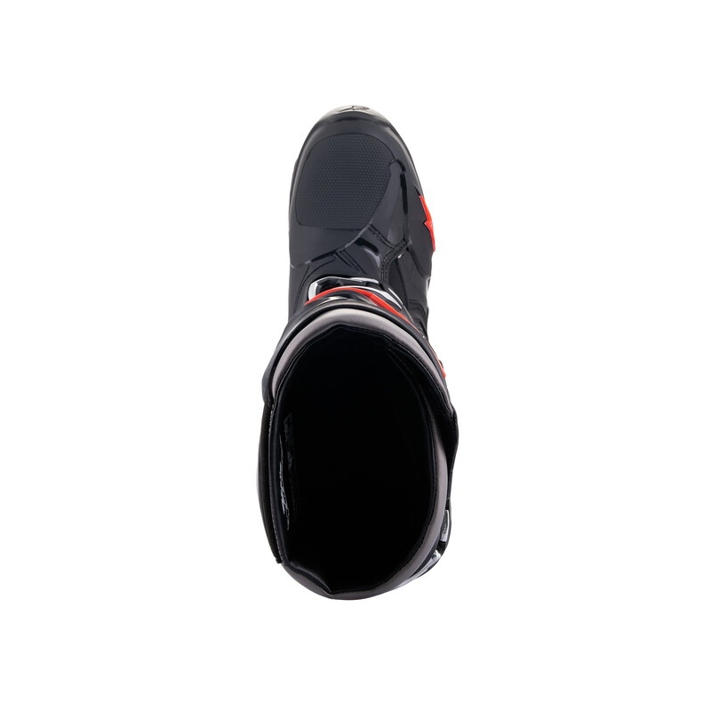 Stivali da moto Alpinestars Tech 10 nero-rosso-fluo-grigio