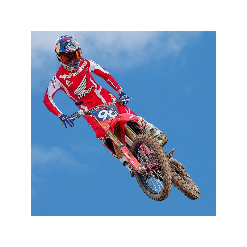 Stivali Moto Alpinestars Tech 10 Supervented Traforati Bianco-Rosso-Nero