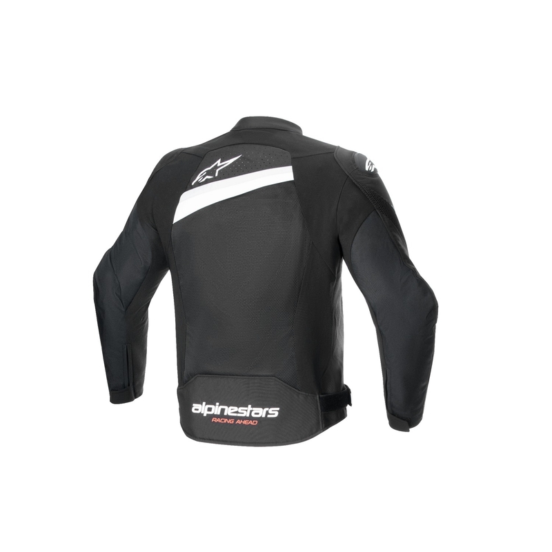 Alpinestars T-GP Plus R 4 Airflow giacca da moto bianca e nera