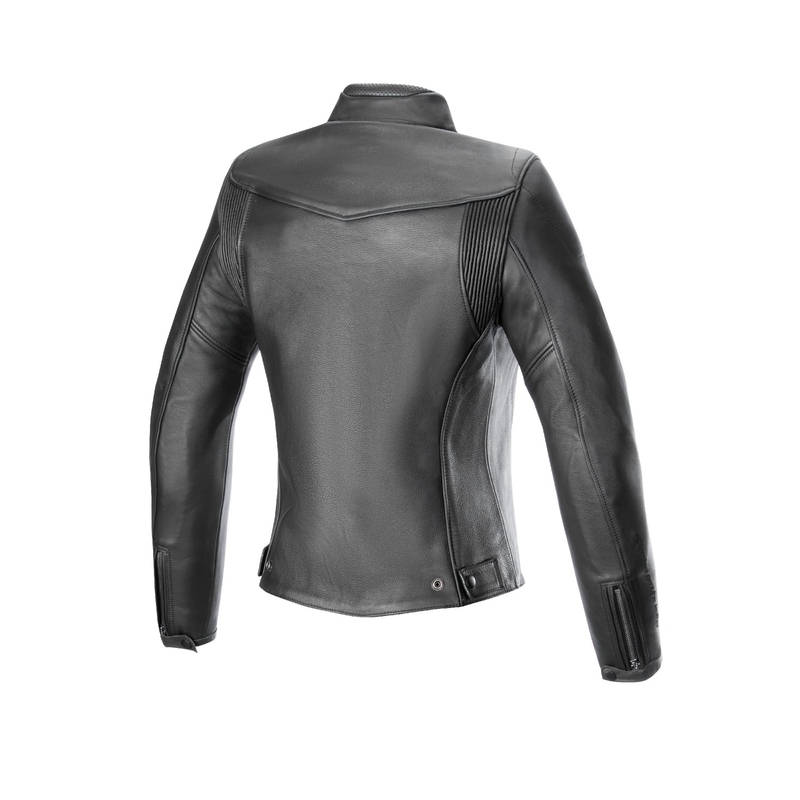 Alpinestars Giacca da moto in pelle nera da donna Ory
