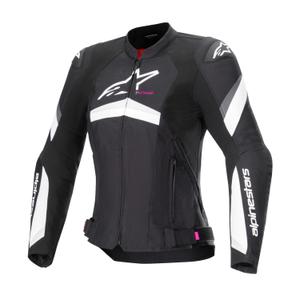 Giacca da moto Alpinestars Stella T-GP PLUS R 4 Donna, bianca e nera