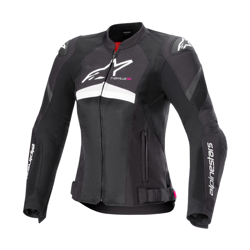 Giacca da moto Alpinestars Stella T-GP Plus R 4 Airflow Donna, bianca e nera