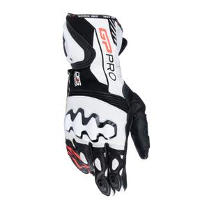 Guanti da moto Alpinestars GP PRO R 4 bianco e nero