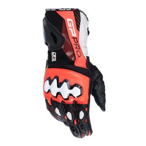 Guanti da moto Alpinestars GP PRO R 4 nero-rosso-fluo-bianco