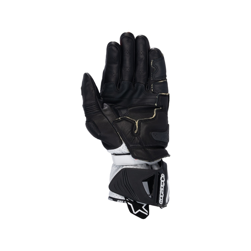 Guanti da moto Alpinestars GP PRO R 4 nero-rosso-fluo-bianco