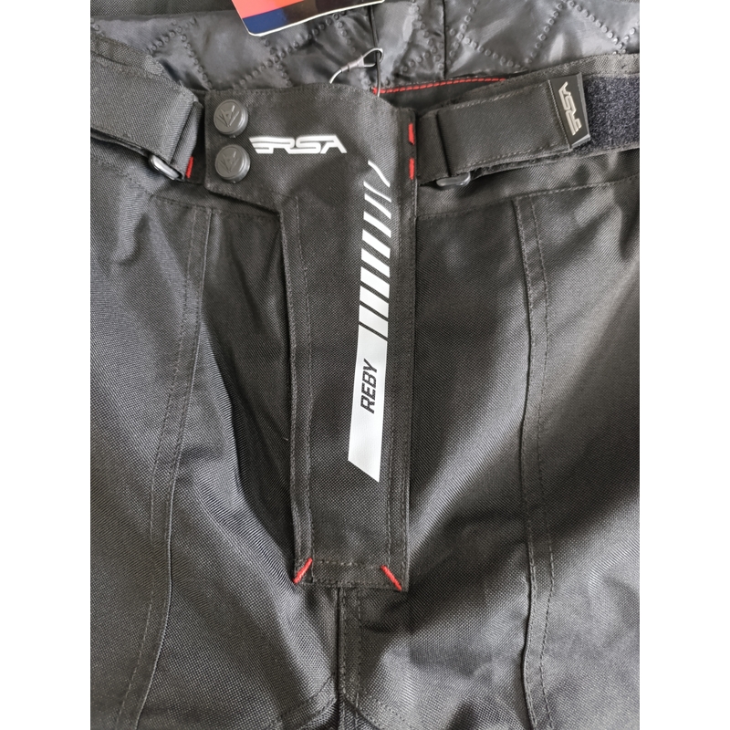 Pantaloni moto RSA Greby 2 nero corto - qualità II - II. qualità