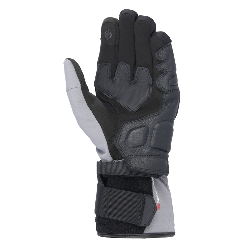 Guanti moto Alpinestars TOURER W-7 2 DRYSTAR nero-grigio scuro