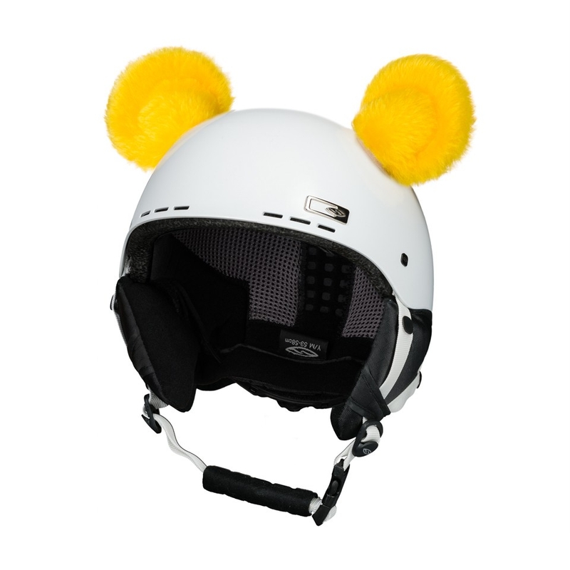 Orecchie a caschetto Teddy Bear giallo