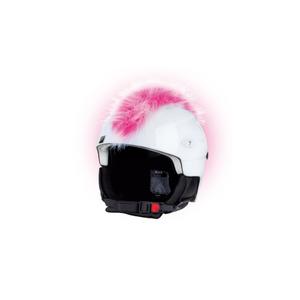 Orecchie a caschetto Chiro rosa e bianche