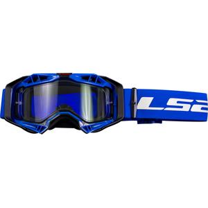 Occhiali da motocross LS2 Aura Enduro nero-blu plexi trasparente