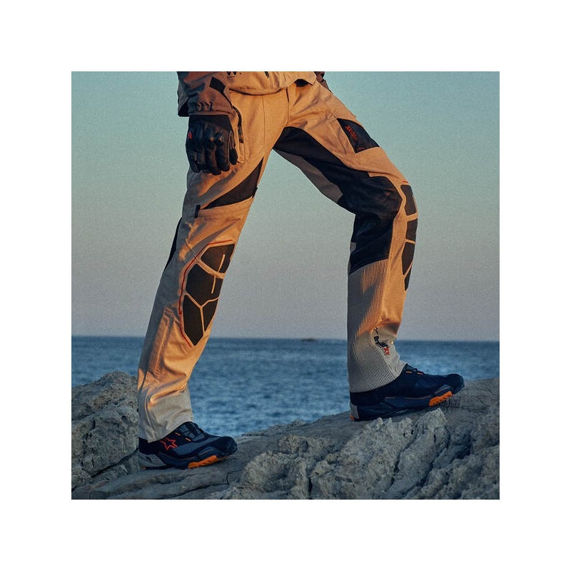 Alpinestars AMT-10R DRYSTAR XF pantaloni da moto sabbia-nero-arancio
