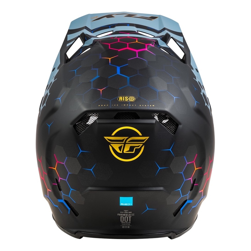 Casco da motocross FLY Racing Formula CC Tektonic nero-grigio
