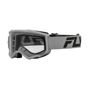 Occhiali da motocross FLY Racing Focus argento-nero