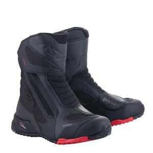 Stivali da moto Alpinestars RT-7 DRYSTAR neri e rossi