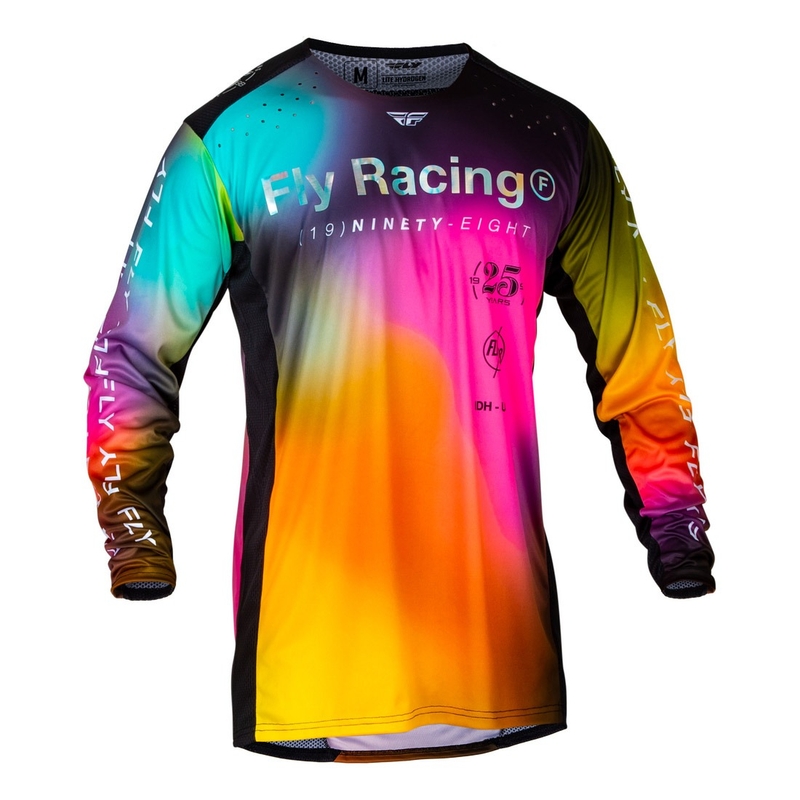 Maglia motocross FLY Racing Lite Le Legacy rosa-blu