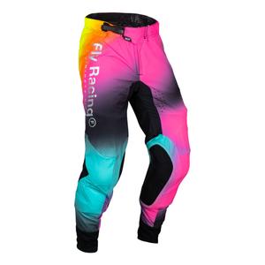 Pantaloni motocross FLY Racing Lite Le Legacy rosa-blu-nero