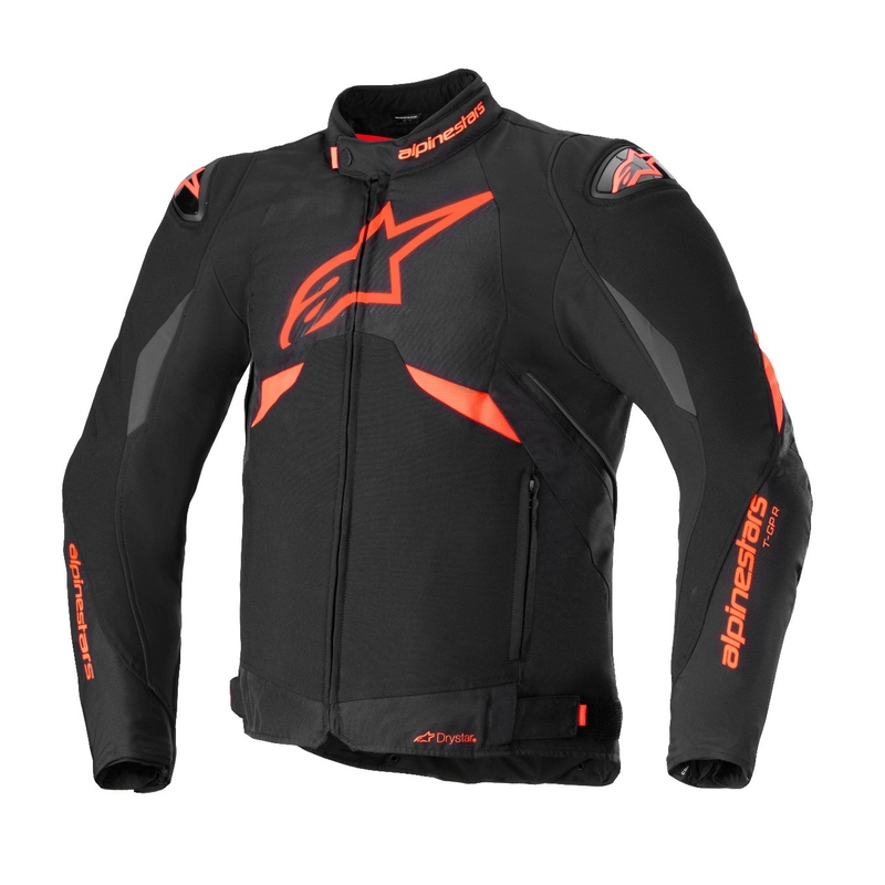 Giacca da moto Alpinestars T-GP R 3 DRYSTAR nero-rosso-fluo-bianco