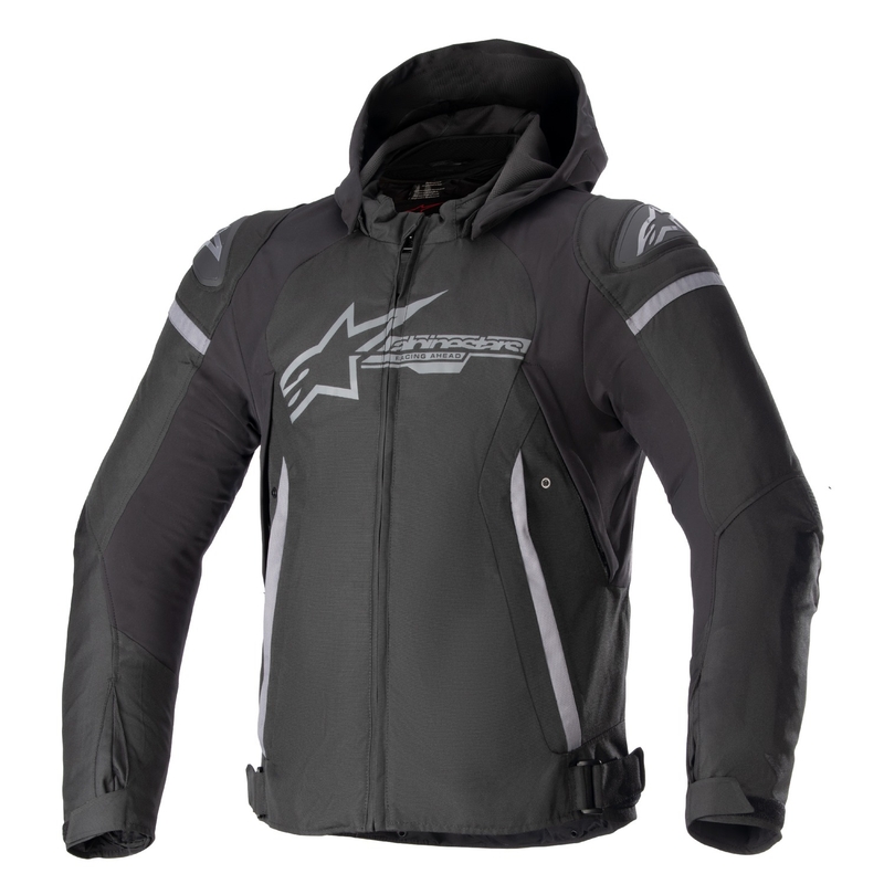 Alpinestars Zaca Giacca moto impermeabile nero-grigio scuro