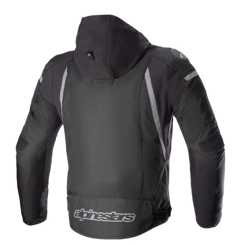 Alpinestars Zaca Giacca moto impermeabile nero-grigio scuro