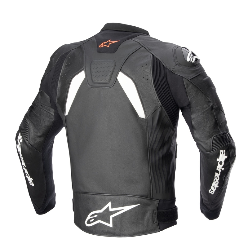 Giacca da moto Alpinestars GP PLUS 4 bianca e nera