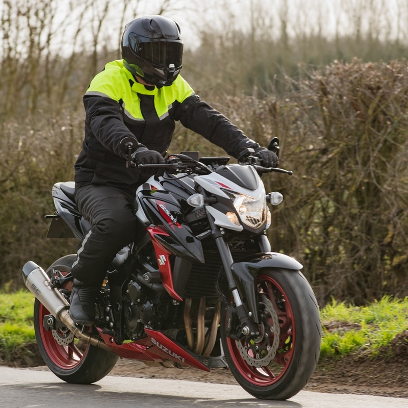 Giacca da moto Oxford Spartan Long WP nera