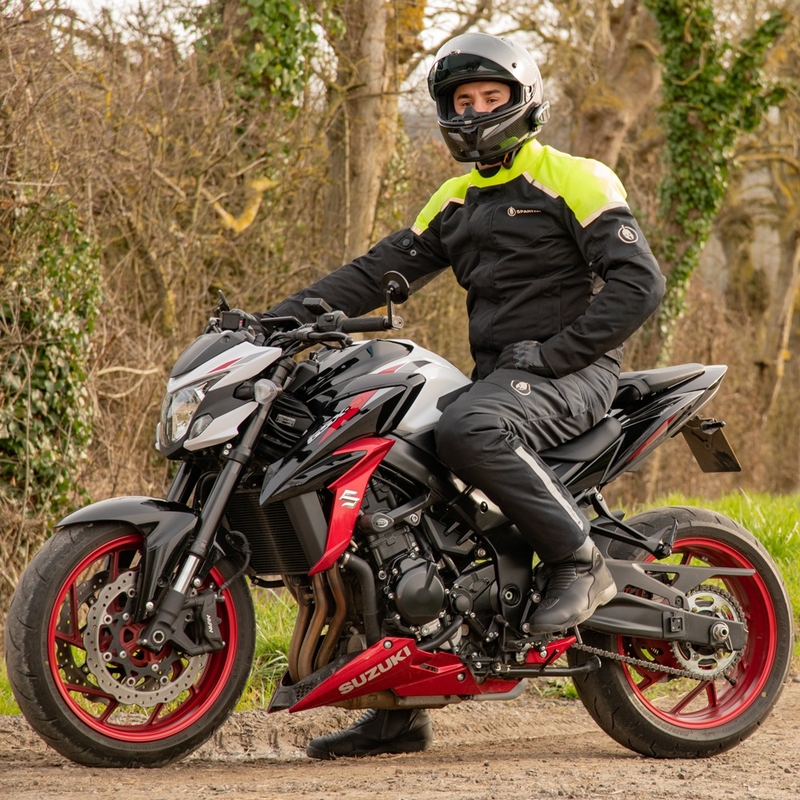 Pantaloni da moto Oxford Spartan WP Extended neri
