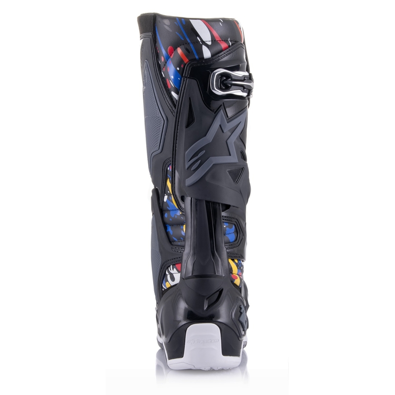 Alpinestars Tech 10 Edizione Limitata Renen Nero-Grigio-Bianco-Multicolore Stivali da Moto