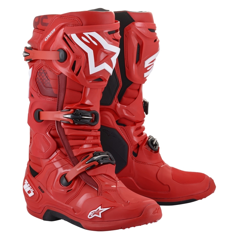 Stivali da moto Alpinestars Tech 10 rosso