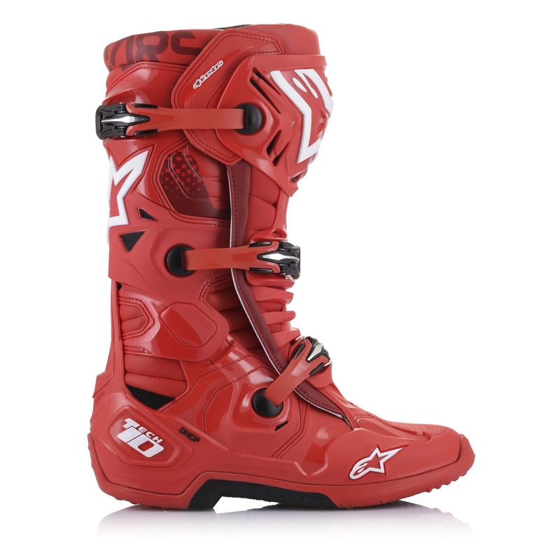 Stivali da moto Alpinestars Tech 10 rosso