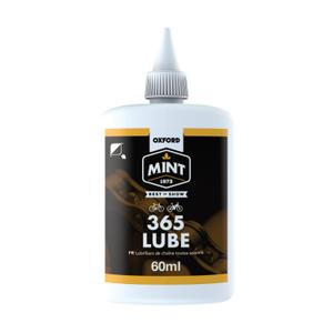 Lubrificante per catene da bicicletta per l'asciutto e la pioggia MINT confezione pratica da 60 ml