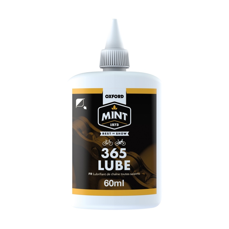 Lubrificante per catene da bicicletta per l'asciutto e la pioggia MINT confezione pratica da 60 ml