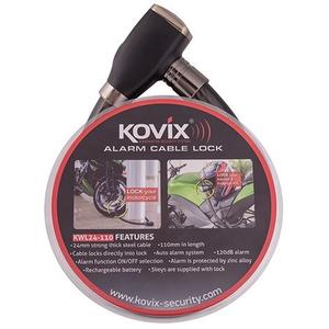Serratura a cavo con allarme KOVIX KWL24-110
