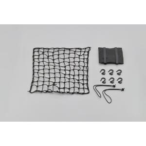 Rete portabagagli flessibile per moto con ganci in plastica Daytona 50 x 50 cm nero