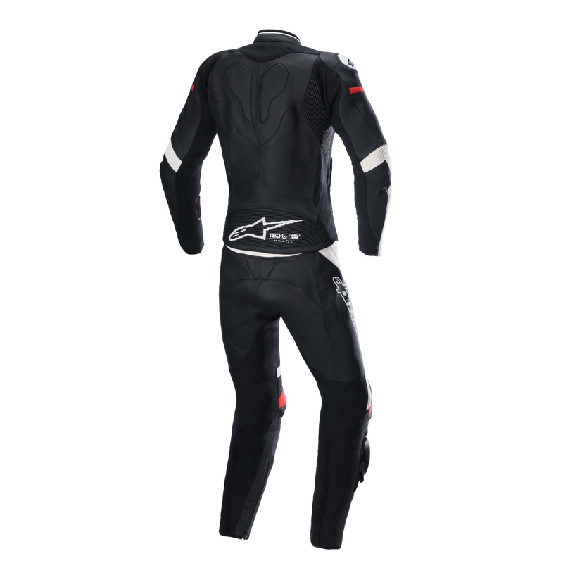 Alpinestars STELLA GP PLUS 2 Donna Tuta da moto in pelle a due pezzi nera, bianca e rossa
