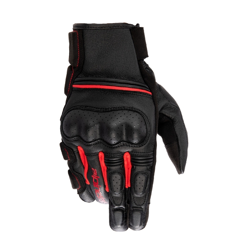 Guanti da moto Alpinestars Phenom neri e rossi