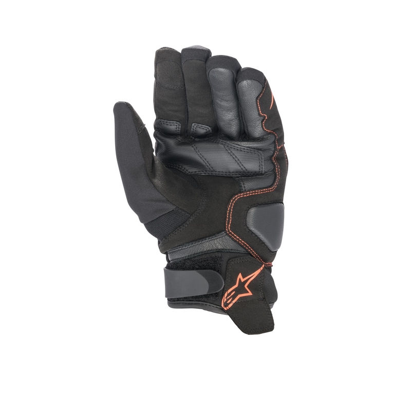 Guanti da moto Alpinestars SMX-1 Drystar nero-rosso fluo