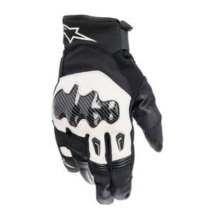 Guanti da moto Alpinestars SMX-1 Drystar bianchi e neri