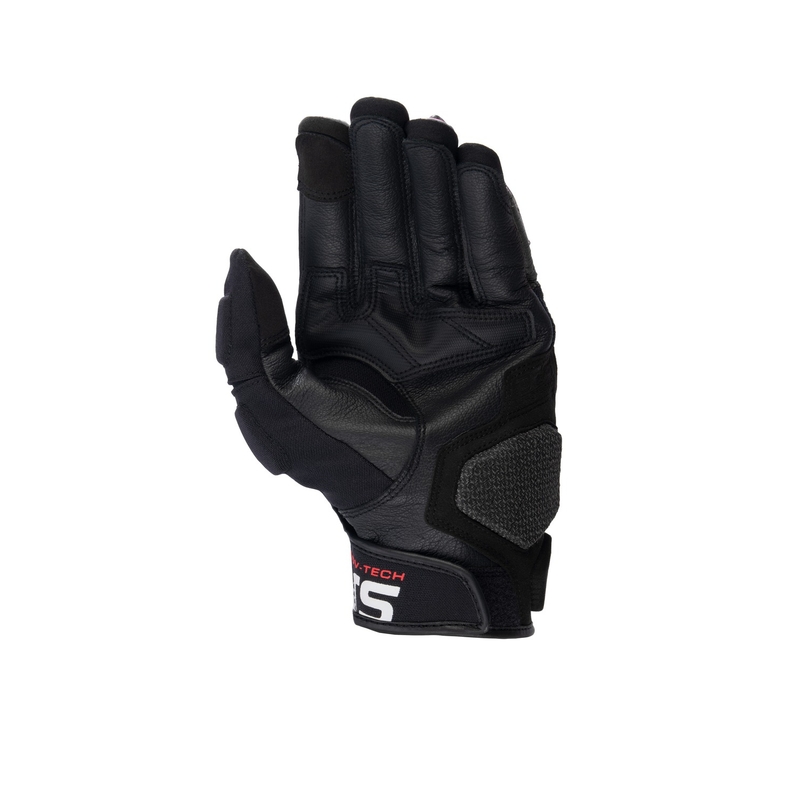 Guanti da moto Alpinestars Halo bianchi e neri