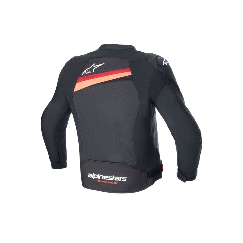 Alpinestars T-GP PLUS R 4 Airflow giacca da moto nero-rosso fluo