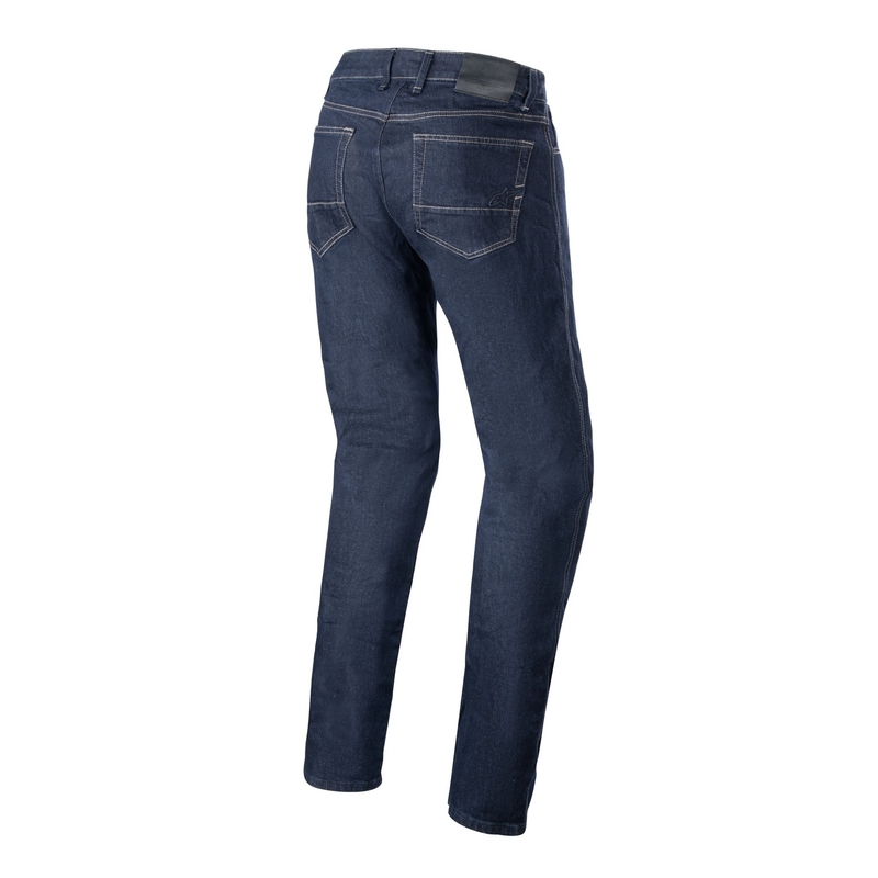 Alpinestars Radon, jeans da moto in denim dal taglio rilassato, lavato blu