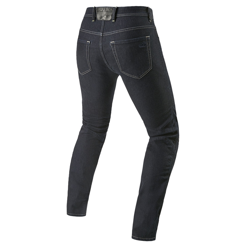 Alpinestars Radium 2 Denim Motorcycle Jeans Lavati Blu