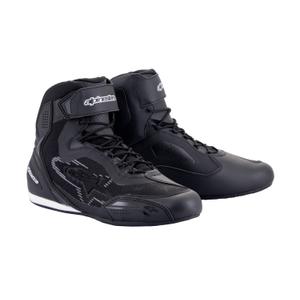 Stivali da moto Alpinestars Faster-3 Rideknit nero e grigio