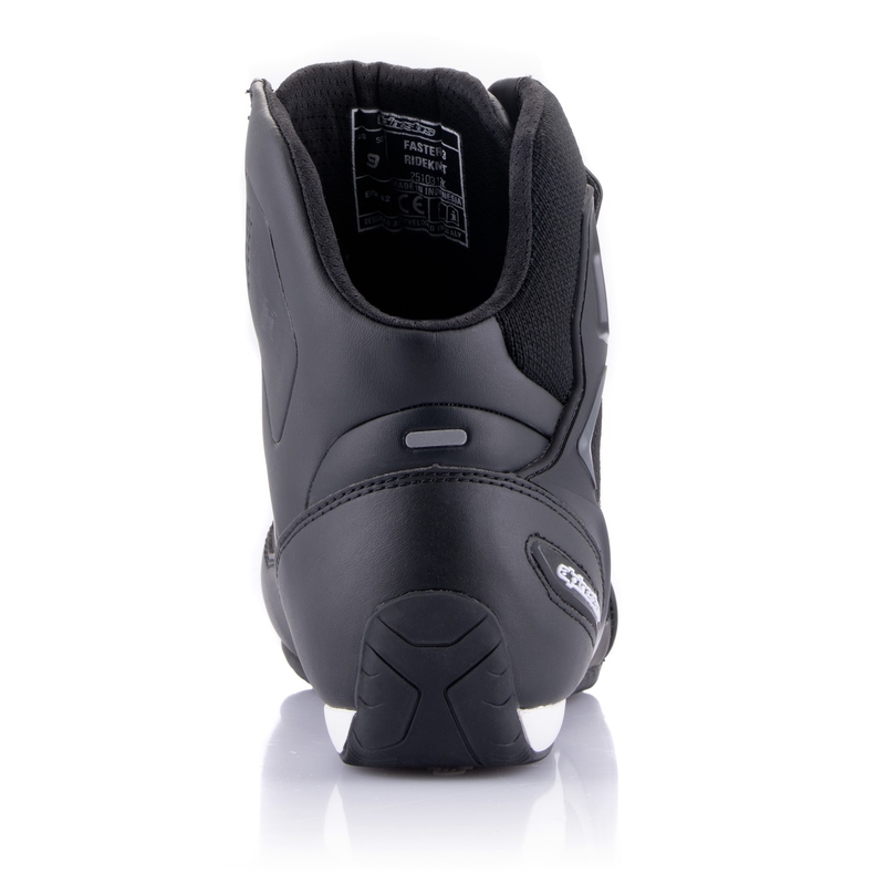 Stivali da moto Alpinestars Faster-3 Rideknit nero e grigio