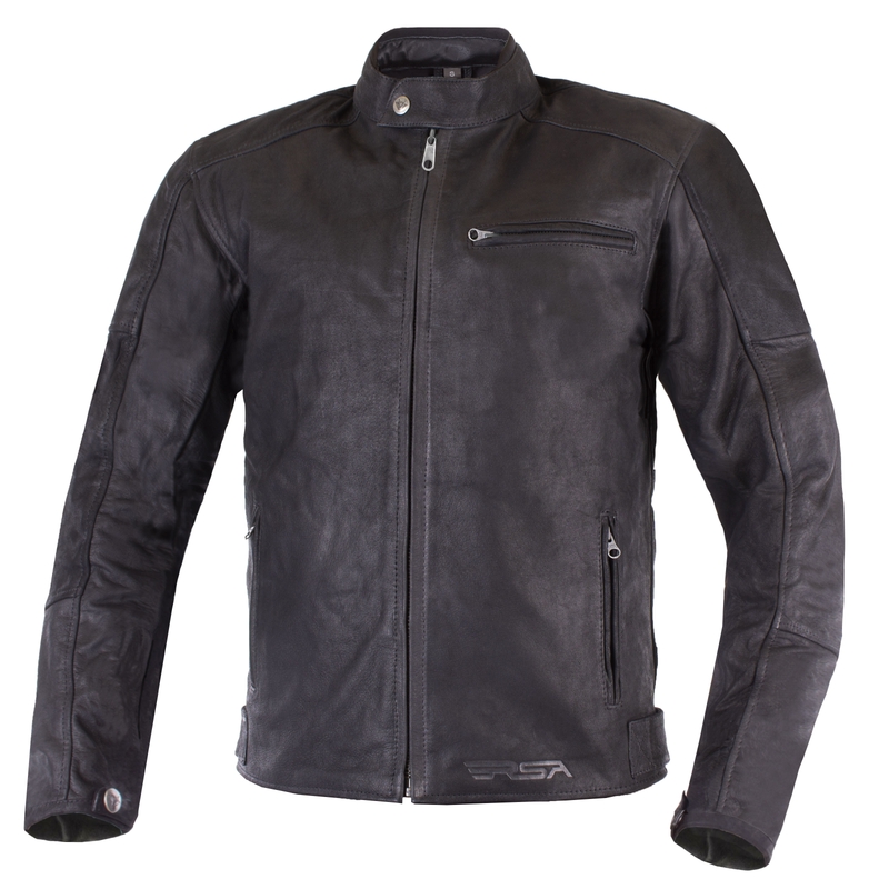 Giacca da moto RSA Daytona nero opaco - qualità II Saldi - II. qualità