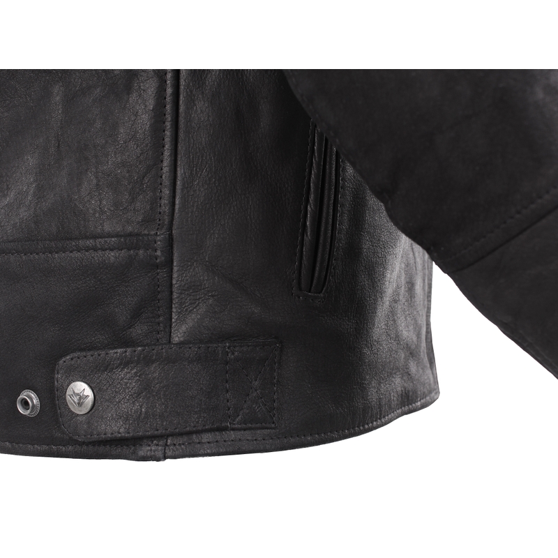 Giacca da moto RSA Daytona nero opaco - qualità II Saldi - II. qualità