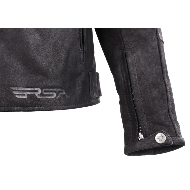 Giacca da moto RSA Daytona nero opaco - qualità II Saldi - II. qualità