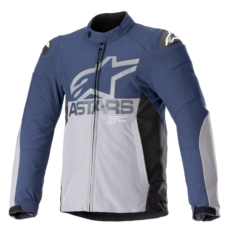 Alpinestars SMX Giacca moto impermeabile blu scuro-grigio