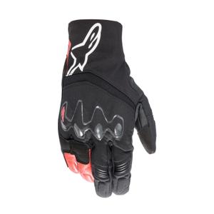 Guanti da moto Alpinestars Hyde XT Drystar neri e rossi